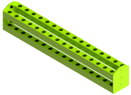 Держатель для грифов D50 мм, 1800 мм. DHZ