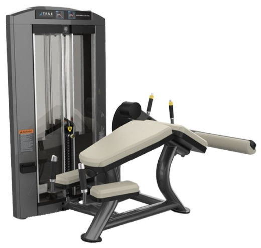 Сгибание ног лежа, стек 118 кг. True SPL-1800P