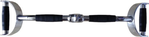 Вращающийся гриф для тяги сверху параллельным хватом с полиуретановыми рукоятками Aerofit