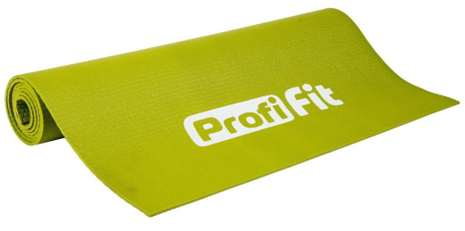 Коврик для йоги и фитнеса Profi-Fit, 4 мм, Проф Плюс (светло-зеленый) Коврик для йоги и фитнеса Profi-Fit, 4 мм, Проф Плюс (светло-зеленый)