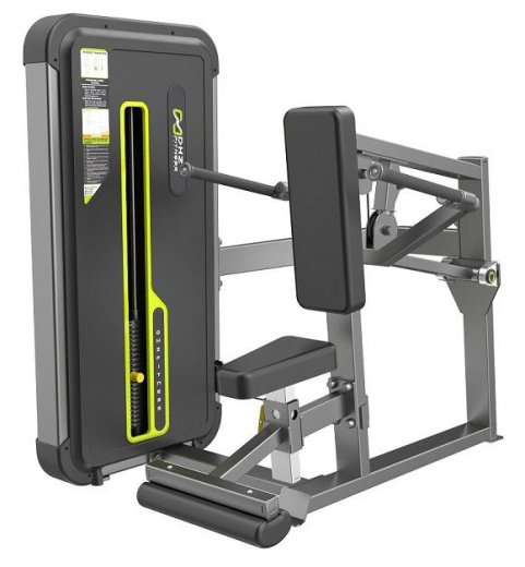 Трицепс-машина, имитация отжиманий. Стек 109 кг. DHZ A-3026 - фото 2