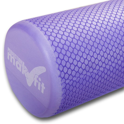 Цилиндр для пилатес MakFit, 91 x 15 см, фиолетовый