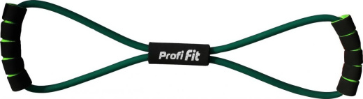 Эспандер трубчатый Profi-Fit, восьмерка, зеленый, сопротивление среднее 5 кг - фото 2