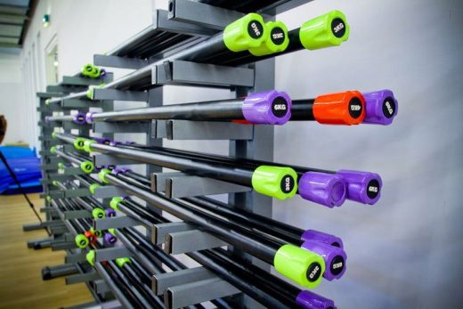 Бодибар, 7 кг, наконечник - темно-синий. Aerofit AFBB-7K