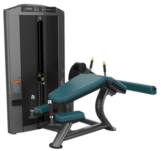 Сгибание ног лежа, стек 118 кг. True SPL-1800P