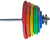 Штанга «Олимпийская» 265 кг в комплекте с цветными дисками