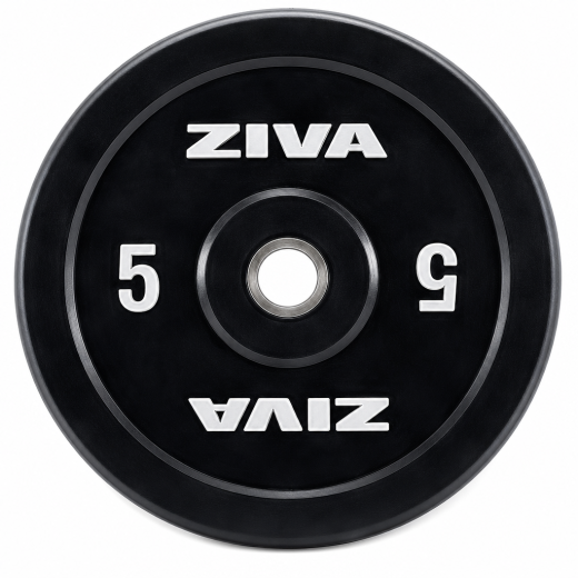 Диск бампированный обрезиненный цветной Ziva ZXP-RBBP, 5 кг