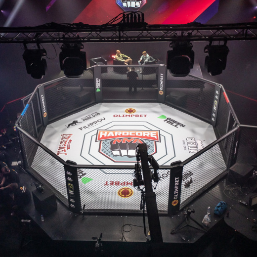 Восьмиугольник турнирный на помосте Fighttech OC4 - фото 5