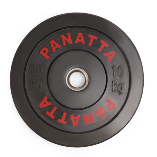 Бампированный черный диск Panatta 10 кг. 2CZ4010 - фото 1