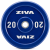 Диск бампированный обрезиненный цветной Ziva ZXP-RBBP, 20 кг