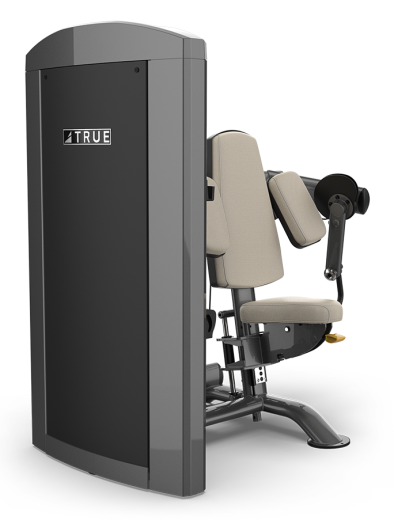 Сгибание на бицепс, стек 145 кг. True SPL-0600HP