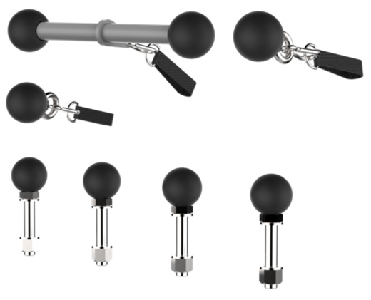 Шарообразные рукоятки для тяг и подтягиваний Impulse HSPCF59