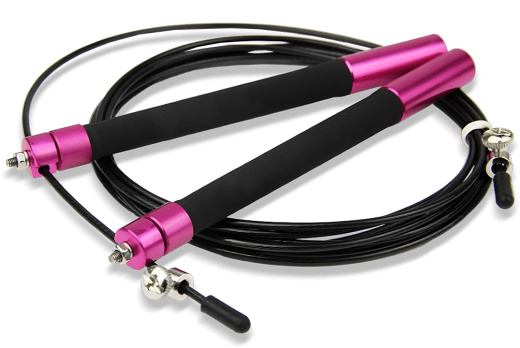 Скакалка скоростная для кроссфита алюминиевая с обрезиненной ручкой Hasttings Digger HD12A1C