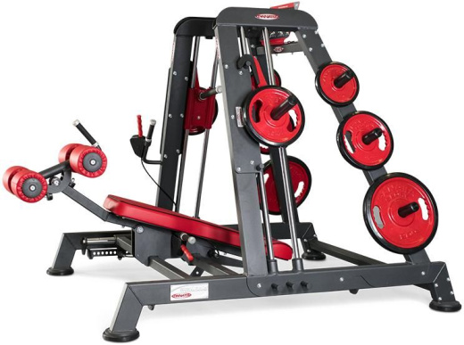 Силовая скамья для работы с гантелями  горизонтальная - отрицательная (Машина Смитта) Panatta 1HP121