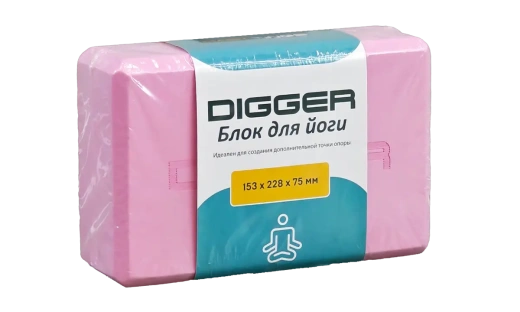 Блок для йоги черный Hasttings Digger HD22E1-P