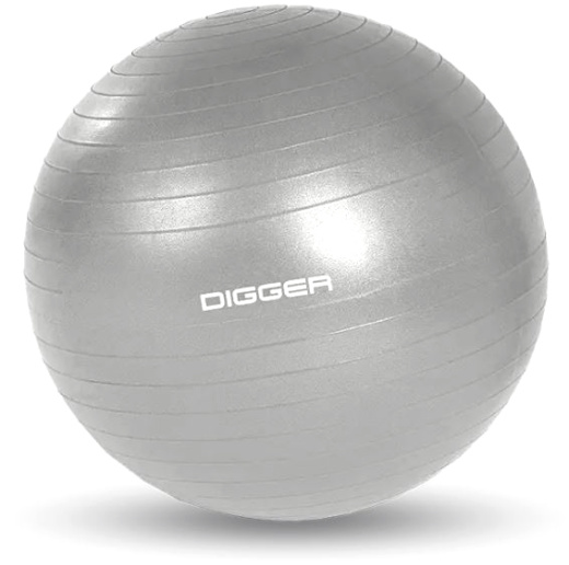 Мяч гимнастический серый 55см Hasttings Digger HD22A1A-55