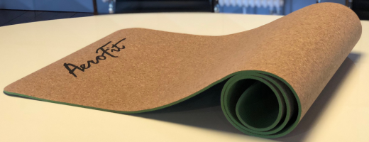 Коврик для йоги пробковый Aerofit