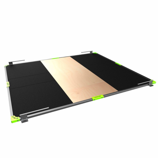 Помост тяжелоатлетический, комбинированный фанера и резина 2500х3000х40 мм DHZ