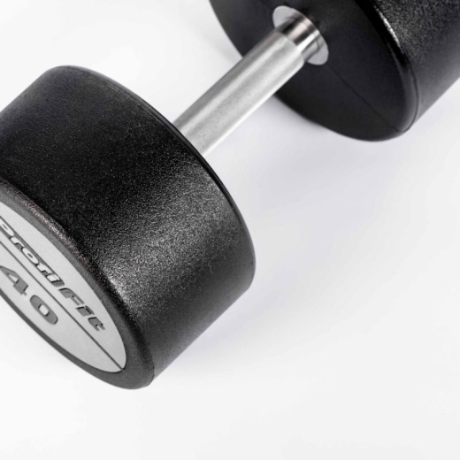 Гантельный ряд полиуретановый LEVEL (шаг 2,5 кг, 5 пар) 40-50 кг Profi-Fit