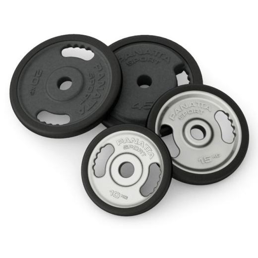 Диск прорезиненный с рукоятками Panatta 15 кг. 1DGI15