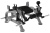 Сгибатель бедра лежа независимые рычаги Fitex Pro Free weight line FTX-FWL51