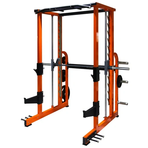 Машина Смита с турником и силовой рамой Realleader RS-1027C (HS-1027C) (красная рама)