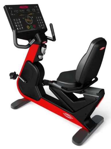 Горизонтальный велотренажёр Panatta Rossopuro Bike Led Plus 1RPL002 - фото 1