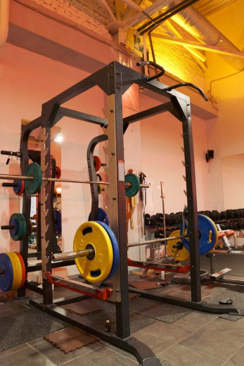 Силовая рама повышенной прочности для жимов и приседов с опцией для хранения дисков Impulse SL7009+SL7009OPT