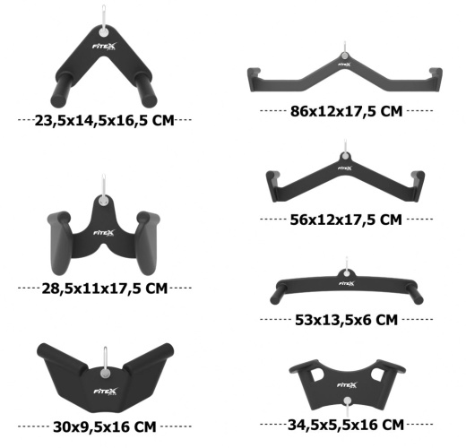 Комплект профессиональных ручек Fitex Pro FTX-5106-5113