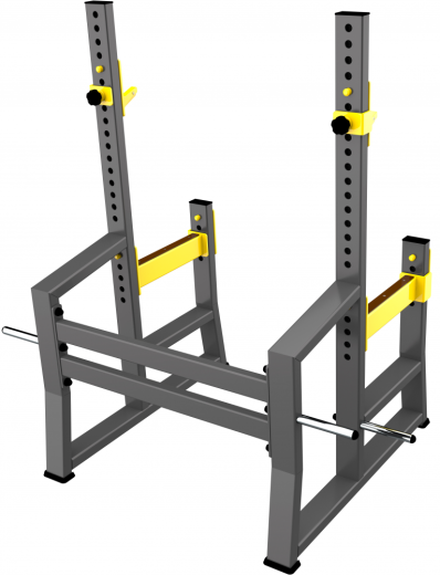 Стойка для приседания и жима с ограничителями DHZ A-3150