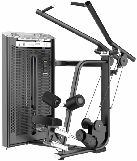 Тяга сверху, вертикальный блок. Стек 110 кг. DHZ E-7035A