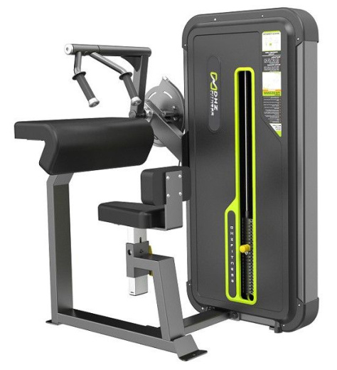 Трицепс-машина сидя, прямая парта. Стек 64 кг. DHZ A-3027 - фото 2