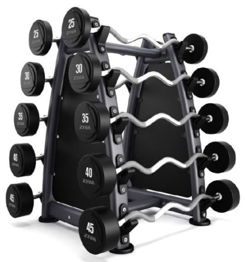 Стойка Ziva для 10 штанг (серия EX)