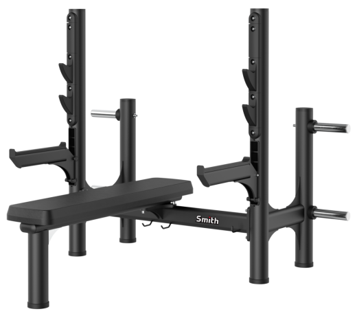 Олимпийская горизонтальная скамья для жима Smith RE6004