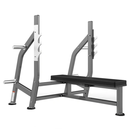 Скамья для жима Realleader FW-2001 (оливковая рама, коричневая обивка)