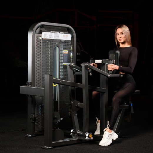 Гребная тяга с упором на грудь. Стек 105 кг. DHZ E-5034