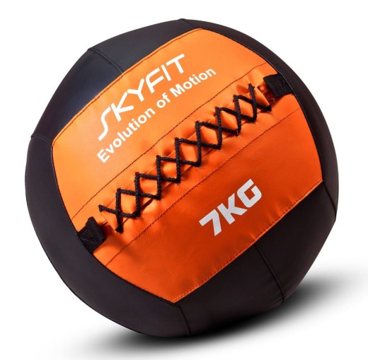 Тренировочный мяч мягкий Wall Ball SkyFit, 7 кг - фото 1