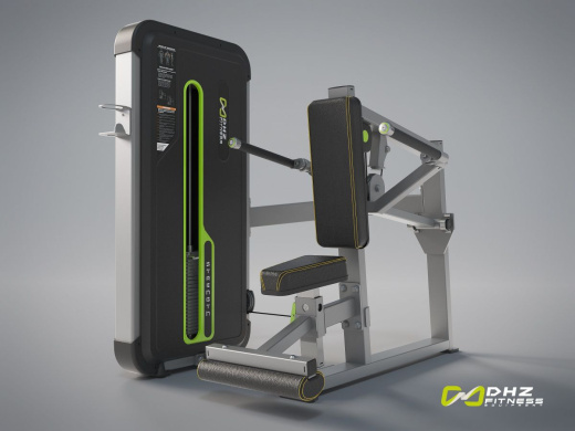 Трицепс-машина, имитация отжиманий. Стек 109 кг. DHZ A-3026 - фото 3
