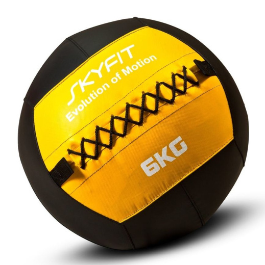 Тренировочный мяч мягкий Wall Ball SkyFit, 6 кг - фото 1