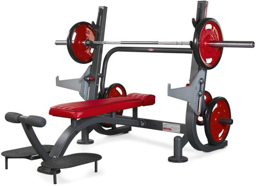 Олимпийская горизонтальная скамья (Super) Panatta 1HP203