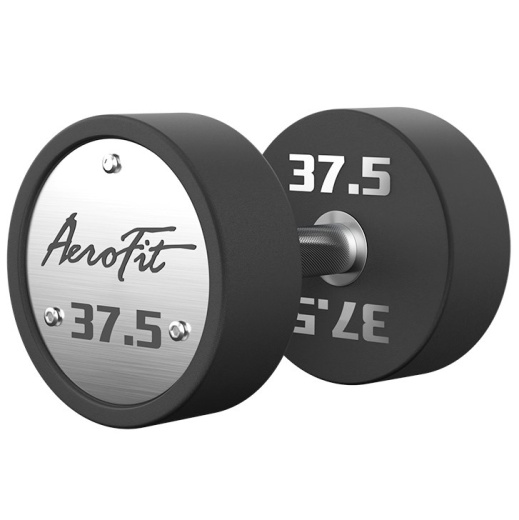 Набор полиуретановых гантелей , 27,5-37,5 кг, 5 пар AeroFit AFPUDB27.5-37 - фото 5