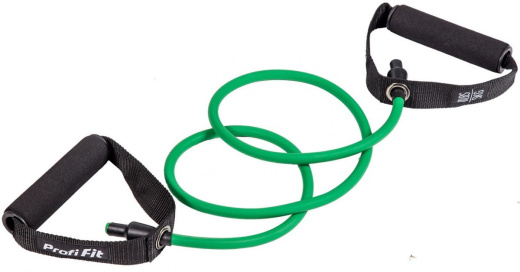 Эспандер трубчатый Profi-Fit, зеленый, сопротивление 5 кг Эспандер трубчатый Profi-Fit, зеленый, сопротивление 5 кг