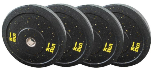 Диск бамперный черный V-Sport, 15 кг