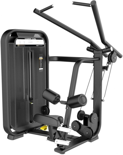 Тяга сверху, вертикальный блок. Стек 110 кг. DHZ E-7035