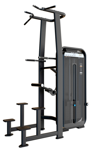 Турник, брусья с противовесом. Стек 135 кг. DHZ E-7009