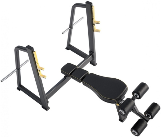 Скамья-стойка для жима под углом вниз DHZ E-1041В