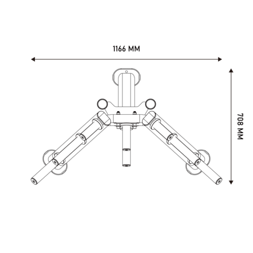 Стойка для дисков и грифов Hasttings Digger OPT65