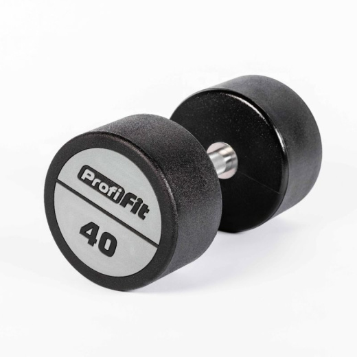 Гантельный ряд полиуретановый LEVEL (шаг 2,5 кг, 5 пар) 40-50 кг Profi-Fit