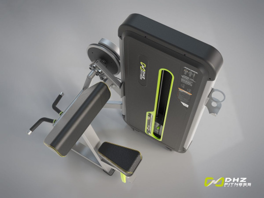 Бицепс-машина сидя. Стек 64 кг. DHZ A-3030