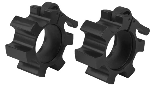 Замок алюминиевый черный для олимпийского грифа (пара) Hasttings Digger HD61D3-B